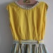 Vintage Childrens Cotton Day Dress . 1950s /60s Girls Frock