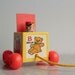 Vintage Childrens Toy . Fischer Price Squeak Box . 1970s Kid Game