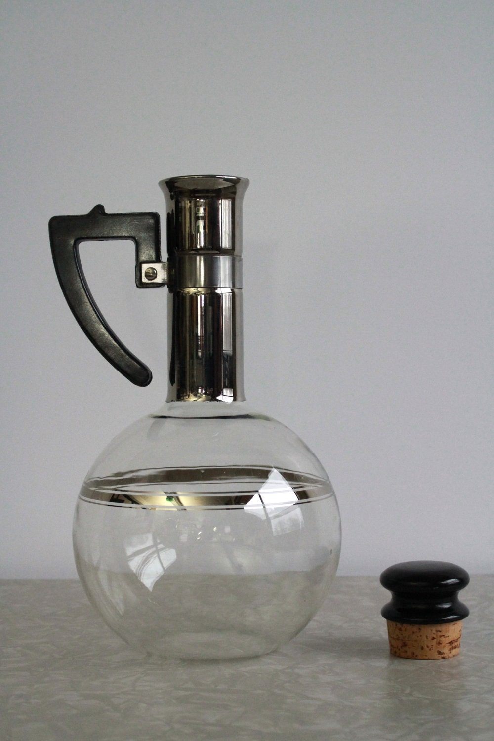 Vintage Coffee Carafe . Set of Two . Big and Mini by VeraVague