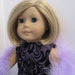 After Five Attire in Purple and Black for the 18 inch American Girl Doll