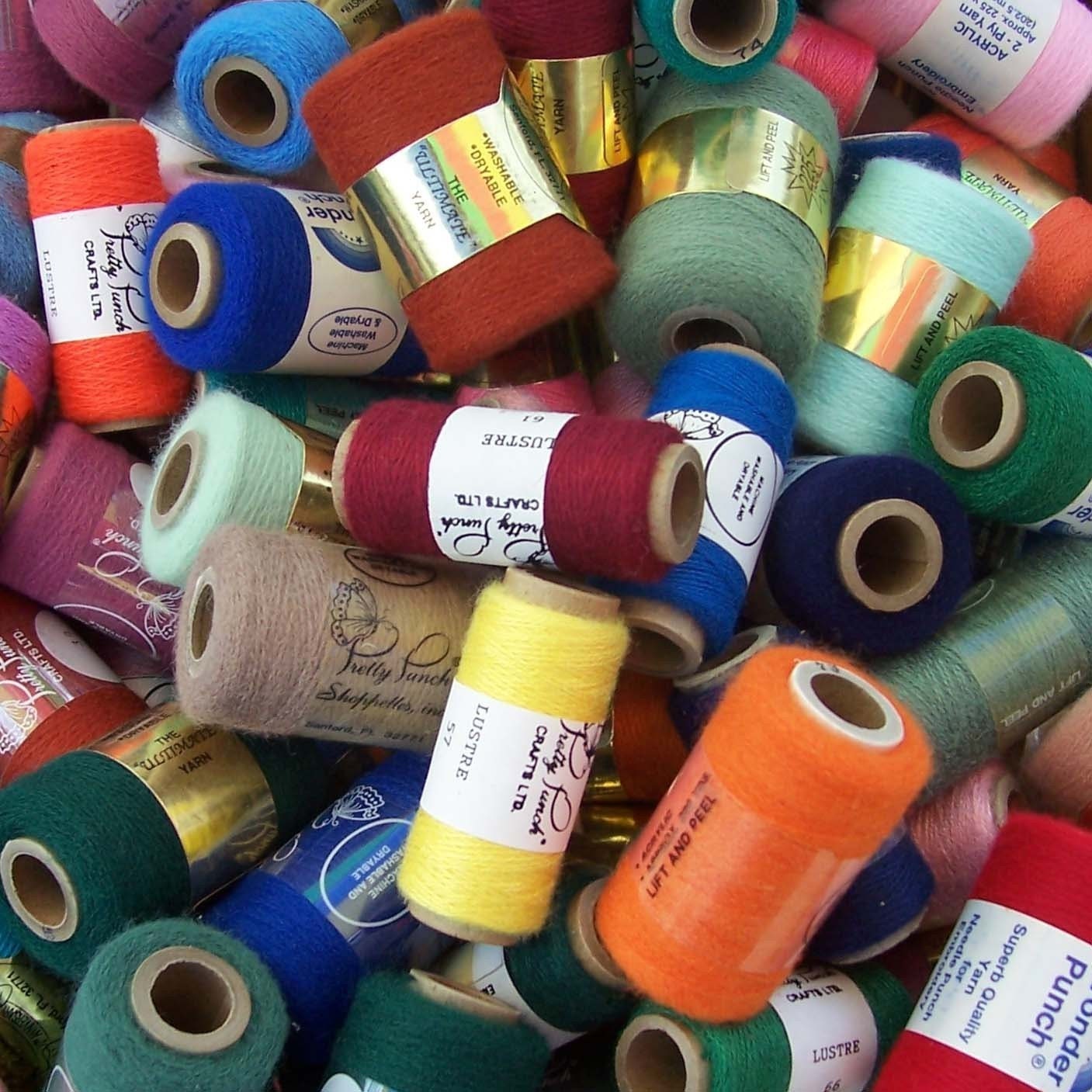 Reserved for pasubio9 punch embroidery wldfo lot of 75 spools Reserved for pasubio9 punch embroidery wldfo lot of 75 spools