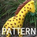 Giraffe Toy Knitting Pattern (PDF)