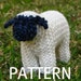 Waldorf Toy, Suffolk Sheep Knitting Pattern (PDF)