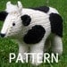 Cow Knitting Pattern, PDF, Waldorf Toy