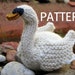 Swan Knitting Pattern, PDF