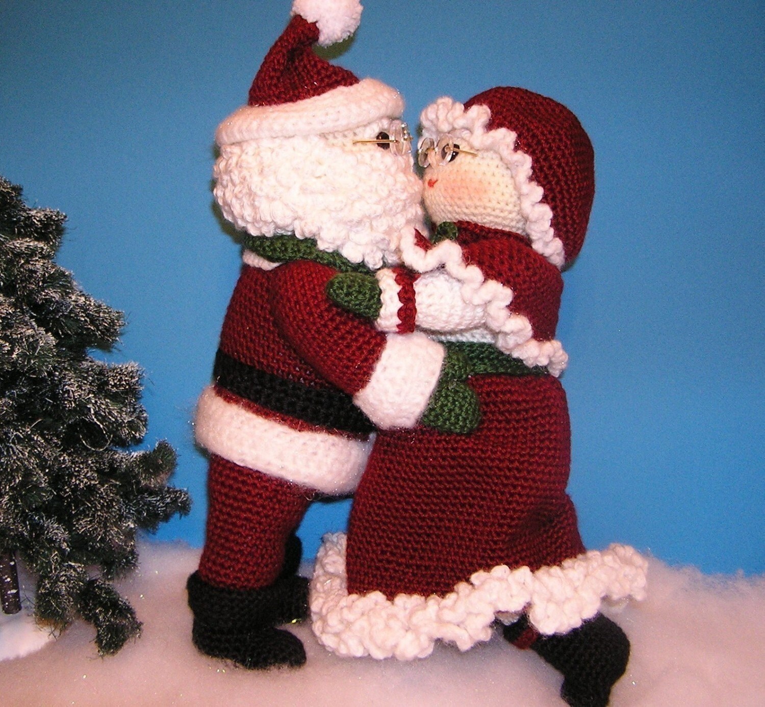 Pdf Crochet Pattern MR and MRS SANTA