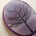 Tree silhouette pin