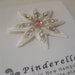 Jeweled Snowflake Pin Brooch