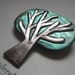 Tree pin brooch