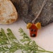 Dog, fused glass pendant