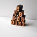 Letterpress Numbers 0-9 Vintage Copper and Wood Printer Blocks