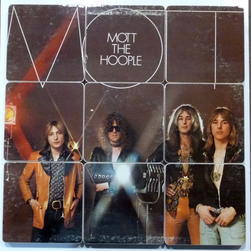 MOTT THE HOOPLE Recycled Album Coasters Record Basket