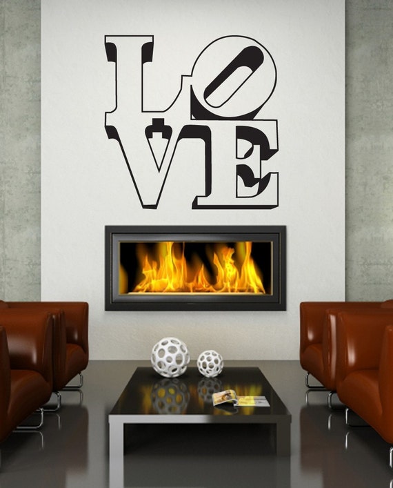 Philadelphia Love Park Urban Wall Decal Room Decor