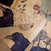 OLD CROW Vintage Grunge Gift tags Crow Gift Tags