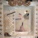 Original Nautical Collage OOAK Mixed Media Vintage Shabby White Vintage Nautical Decor Display Shadowbox