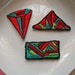 hand embroidered free form patches appliques