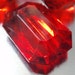 Assorted Red Acrylic Beads Ravishing Rubicund Faceted Mega Reds Crimson Reclaimed A4
