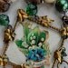 RESERVED Friendship-antique vintage victorian greeting card assemblage necklace