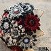 Custom Felt Embroidered Bridal Bouquet