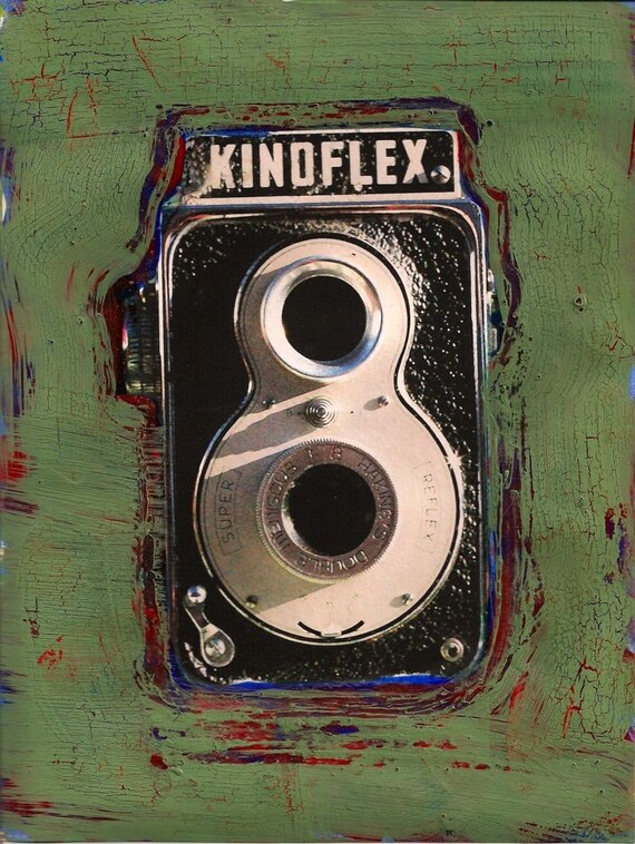 Kinoflex Vintage Camera Mixed Media Artwork. by CanemahStudios