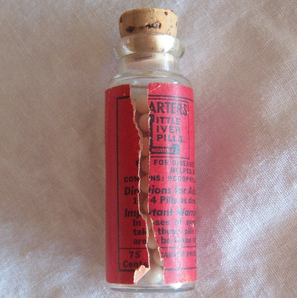 Carter's Little Liver Pills teeny tiny Vintage by ...