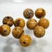 10 BEADS...Picture Jasper Smooth Round Gemstone BEADS...6mm...BB