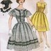 1960s Simplicity 3338 Vintage Sewing Pattern Misses' One-Piece Dress Size 14 Bust 34