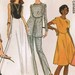 1970s Vogue 8318 Vintage Sewing Pattern Misses' Dress, Tunic, and Pants Size 14 Bust 36