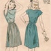 1940s Advance 4619 Vintage Sewing Pattern Teen's Blouse and Skirt Size 14 Bust 31-1/2