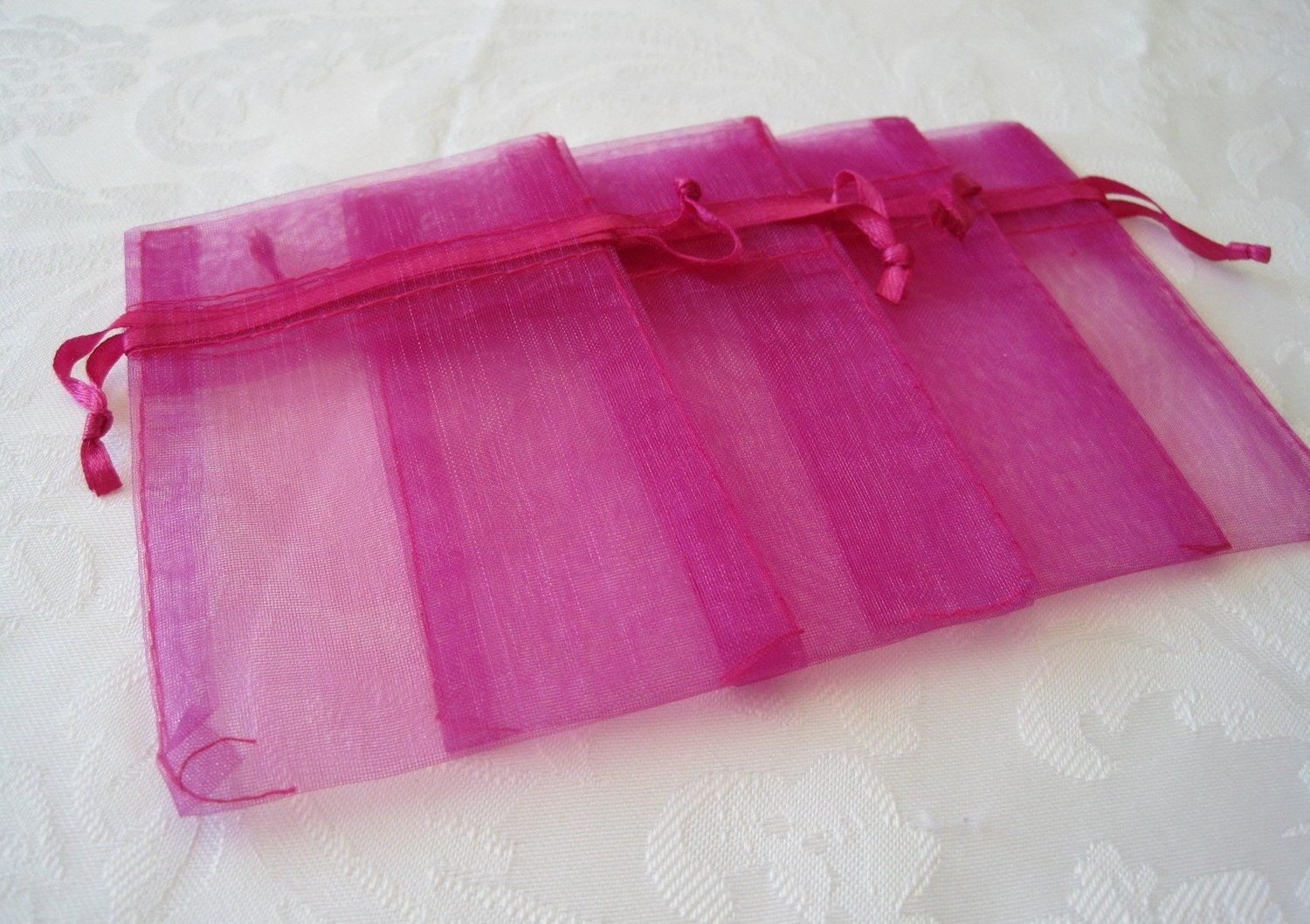 pink cloth bag