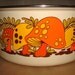 70s Mushroom Enamel Set Cookware - Frying Pan & Cooking Pot