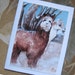 Alpaca Greeting 'My Alpaca Fedora'