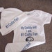 Indianapolis Colts NFL Football Baby Infant Newborn Onesie Long or Short Sleeves Hat Cap Beanie Set My Daddy Mommy Aunt Uncle Personalized