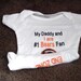 Chicago Bears Football Baby Infant Newborn Onesie Creeper Short or long Sleeves My Daddy My Mommy My Aunt My Uncle Personalized Embroidered