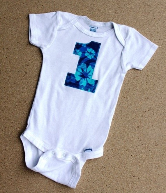 First Birthday Party Onesie Baby Boy Size 18 mo Applique