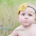 Vintage Inspired Fabric Flower Headband