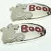 BOO Halloween with Ghost Slide Charms - 2 Pieces
