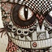 Illustration OWL Art Prints by Mary Vogel Lozinak srajd zentangle zen tangle10x14 inches