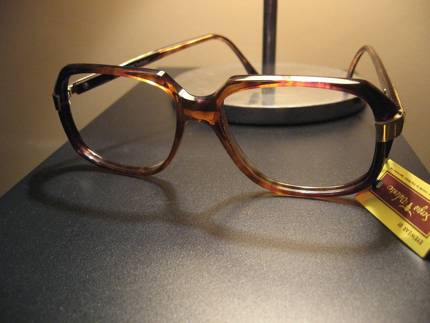 Mens Vintage 80s Eyeglasses Frames By Sergio Valente New 