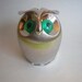 vintage napier silver owl bank
