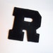 vintage letterman jacket letter R