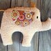Cam Plush Vintage Chenille Elephant