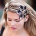 Clearance SOSIE - Handmade Black, Gold, Silver Flower Sequin and Beaded Headband