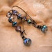 Earrings - Brighton Beach Regency Earrings - Blue Water Ocean