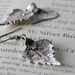 Silver Birch Leaf Earrings