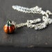 Teeny Tiny Pumpkin Necklace