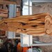 Cedar log slab mantle- MOVING SALE