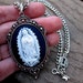 LADY OF GUADALUPE Cameo Necklace, Virgin Mary Necklace
