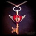 Key to My Heart Necklace - Red