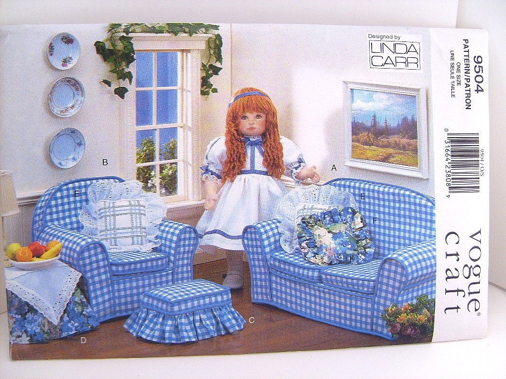 Free Crochet Pattern - Doll Furniture Cover Ups from the Dolls